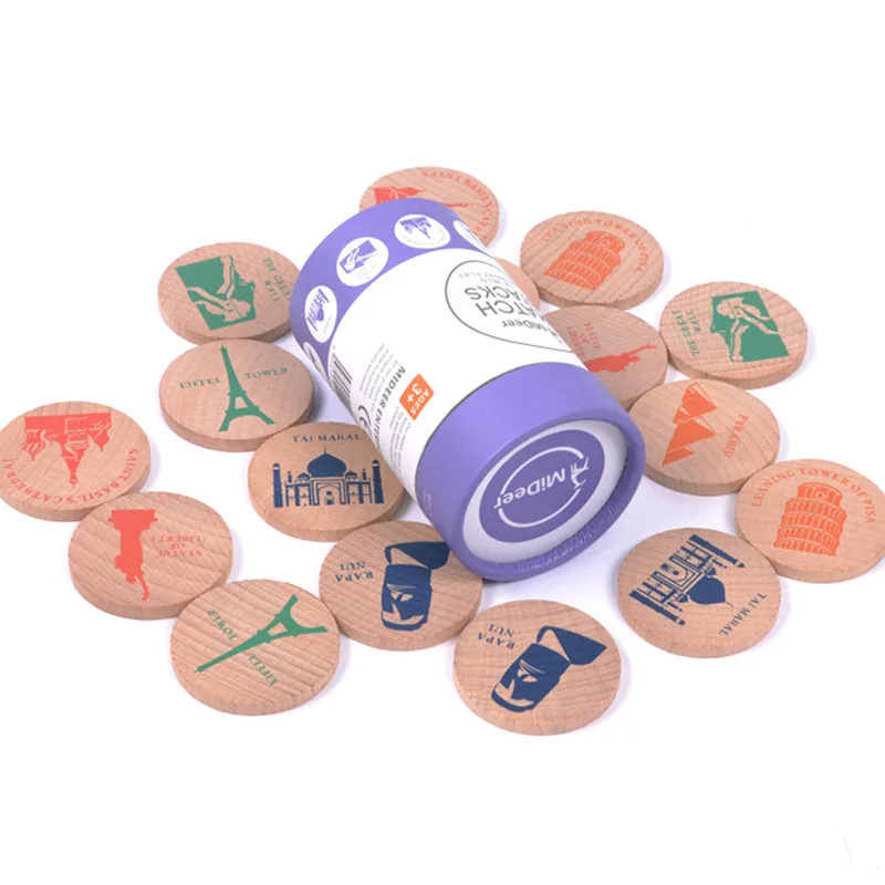 Настольные игры MiDeer с животными совместимыми дорожным движением шахматы памятью