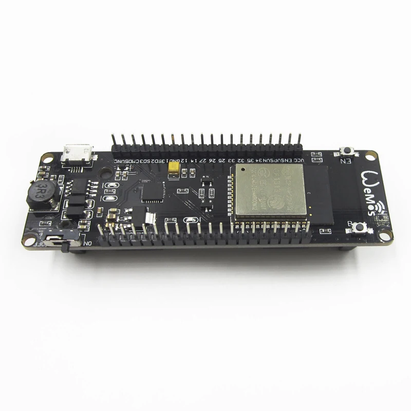 

ESP8266 ESP32 ESP-32S For WeMos WiFi Wireless Bluetooth Development Board CP2102 CP2104 Module With 18650 lithium Battery Shield