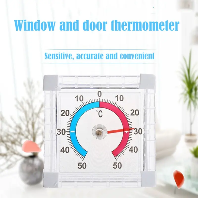 Temperature Thermometer Window Indoor Outdoor Wall Garden Home Graduated Disc Measurement Hot | Инструменты