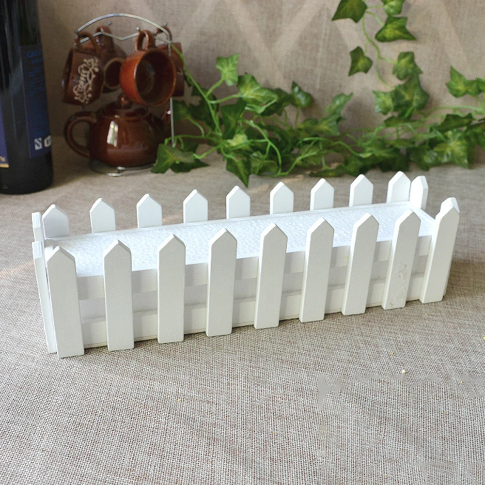 Деревянный цветочный горшок забор корзина для растений контейнер плантатор