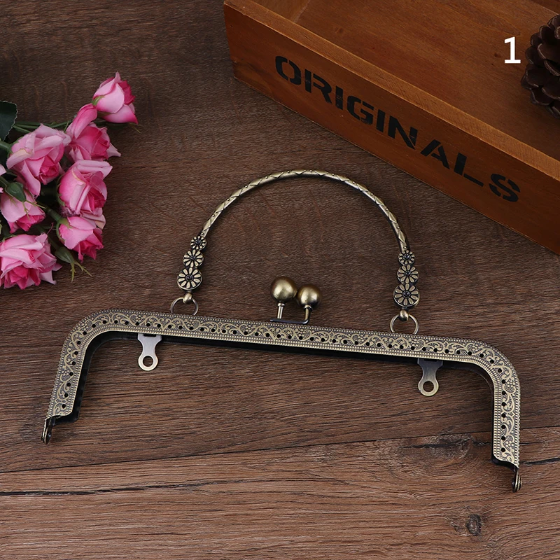 1 шт. новая популярная металлическая оправа с застежкой поцелуй для шитья сумочки