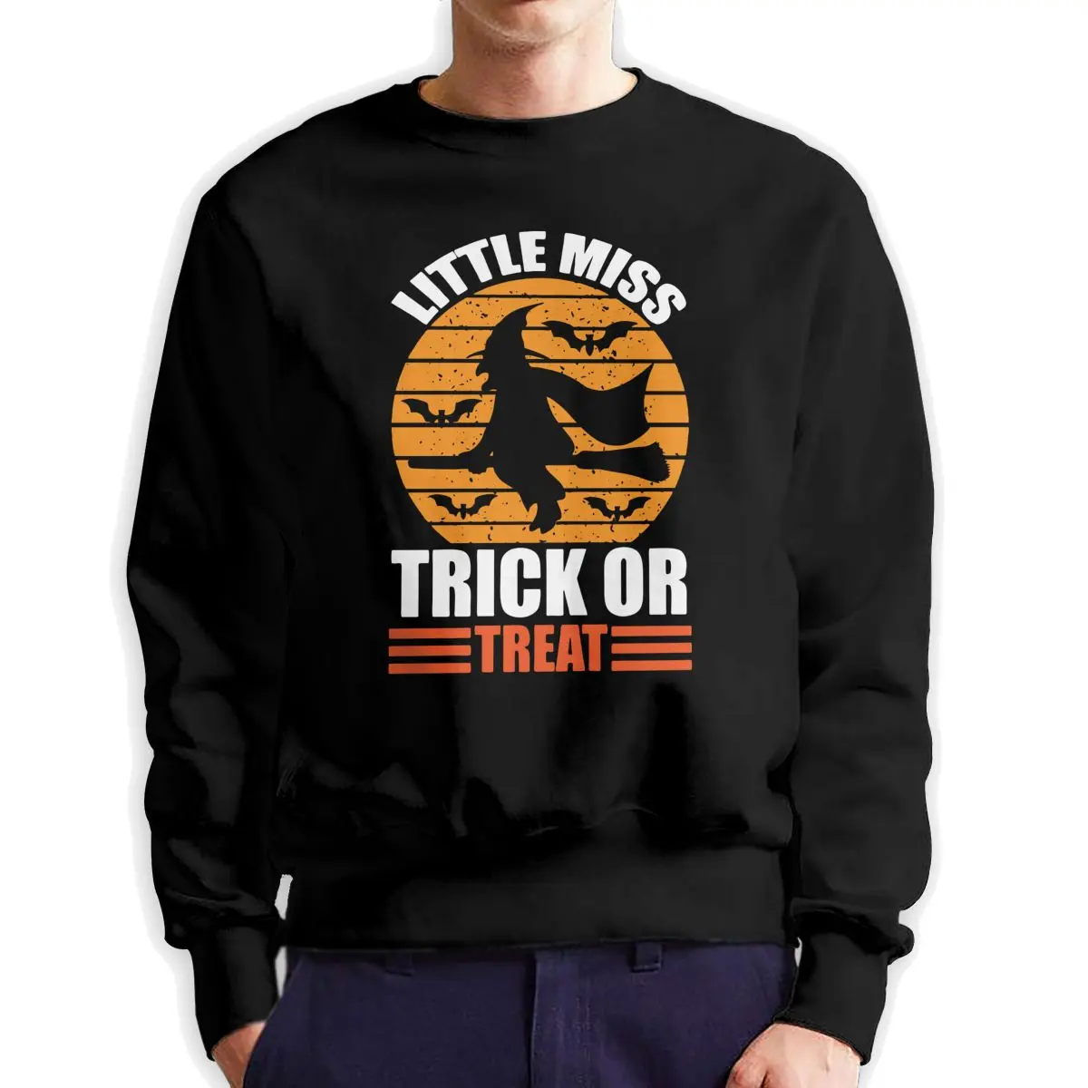 

Men's Halloween Trick Or Treat Hoodies Vintage Pumpkin Sweatshirt Pure Cotton Original Pullovers Clothing