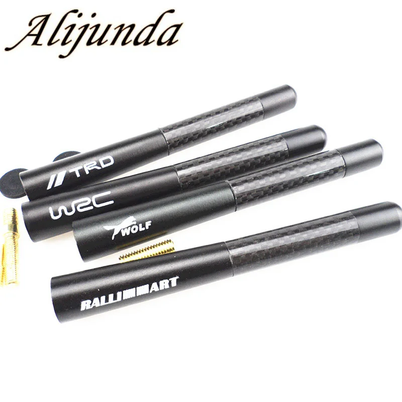 Нежная короткая антенна из углеродного волокна черного цвета автомобильная для