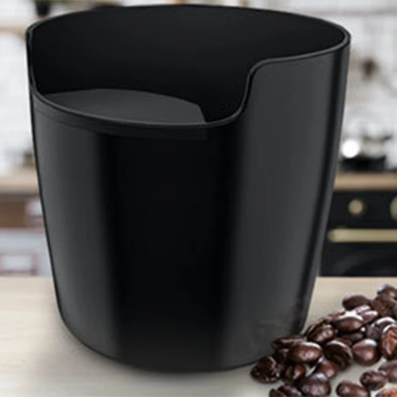 

Coffee Powder Residue Box Black Deep Bowl Non-Slip Detachable Knock Bar Coffee Machine Grounds Recycling Bucket Grind