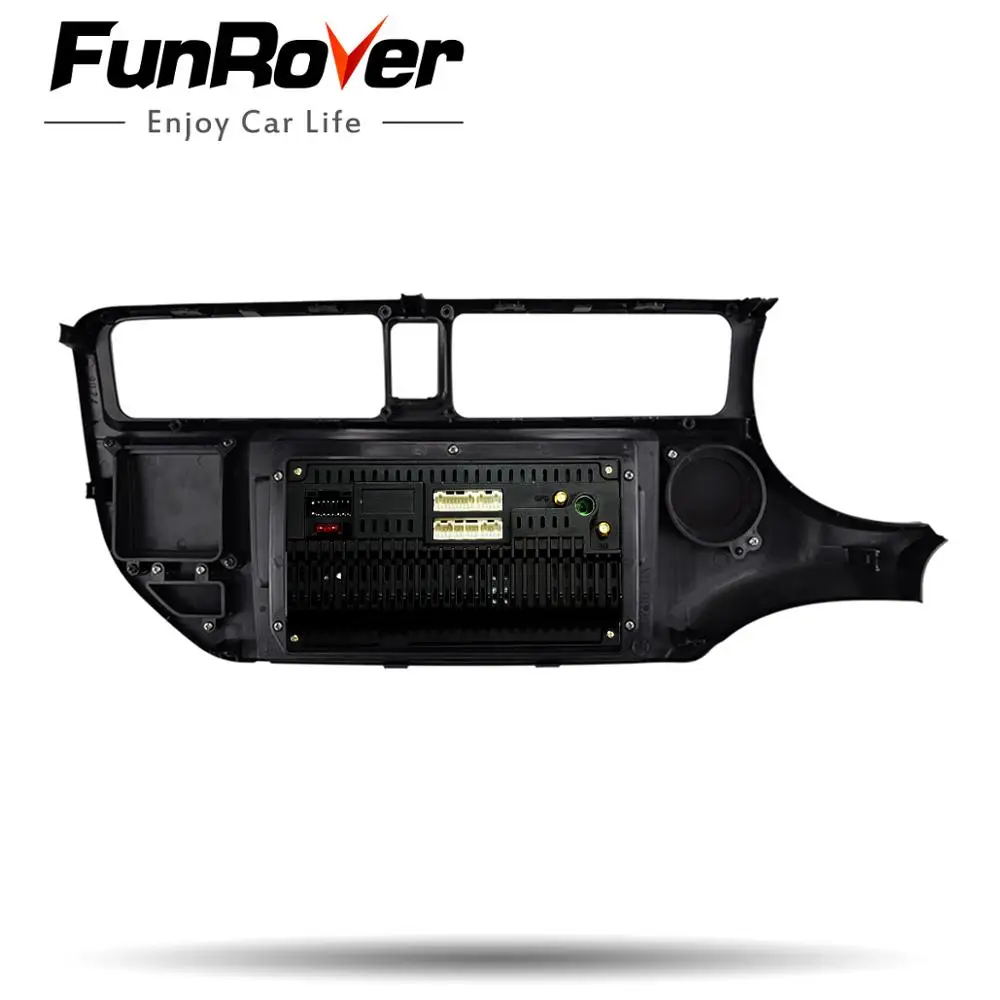 FUNROVER Android 9,0 2.5D ips Автомобильный мультимедийный dvd-плеер для Kia RIO K3 2011 2012 2013 Автомобильный Радио gps навигация Авторадио BT