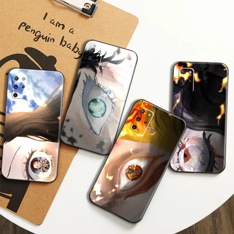 

Phone Case For Samsung Galaxy S8 Plus S9 Plus S10 S10 Plus S20 S20 FE Lite Ultra S21 Japan Anime Demon Slayer TPU Back Cover