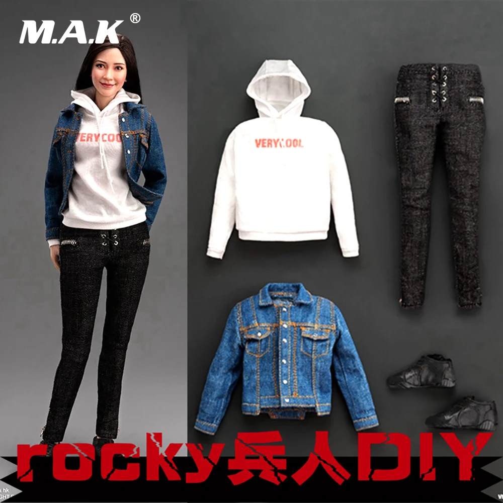 

1/6 SVERYCOOL 1/6 FX10 азиатские энергичный красоты Anglebaby скульптура головы 3,0 & женского тела/VCL-1005 джинсовые шорты Повседневный комплект одежды