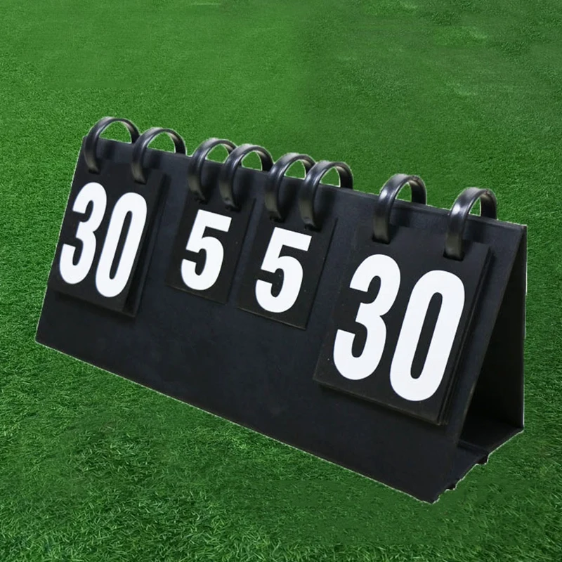 Большой четыре табло с цифрами Оценка Хранитель Портативный Флиппер сальто до 99