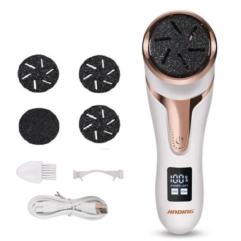 Online Alat Pedikur Elektrik Perawatan Kaki File Hak Kaki Menghapus Keras Retak Kulit Mati Kalus Penghilang Kaki LCD Mesin Perawatan Bersih