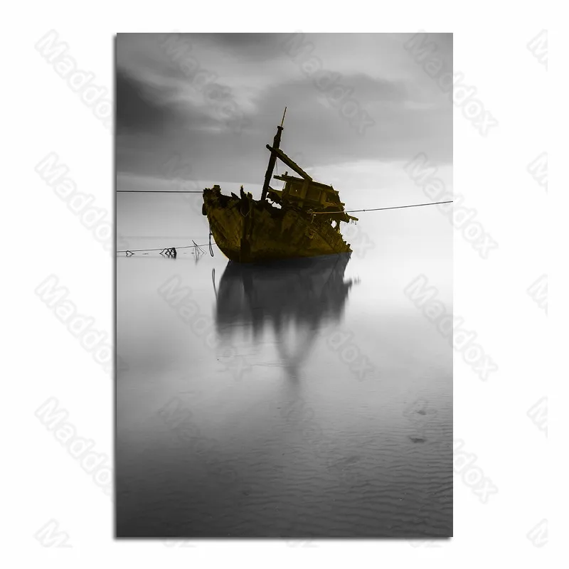 

Frameless Style Black and White Series of Sea View, Fashion and Personality Paintings, Living Room Decoration Painting