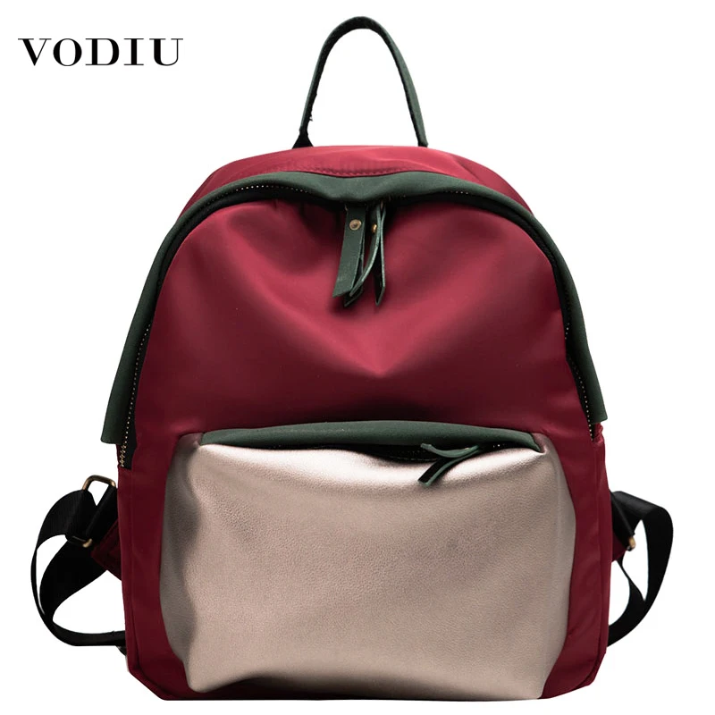 Женский рюкзак из ткани Оксфорд водонепроницаемый Повседневный вместительный