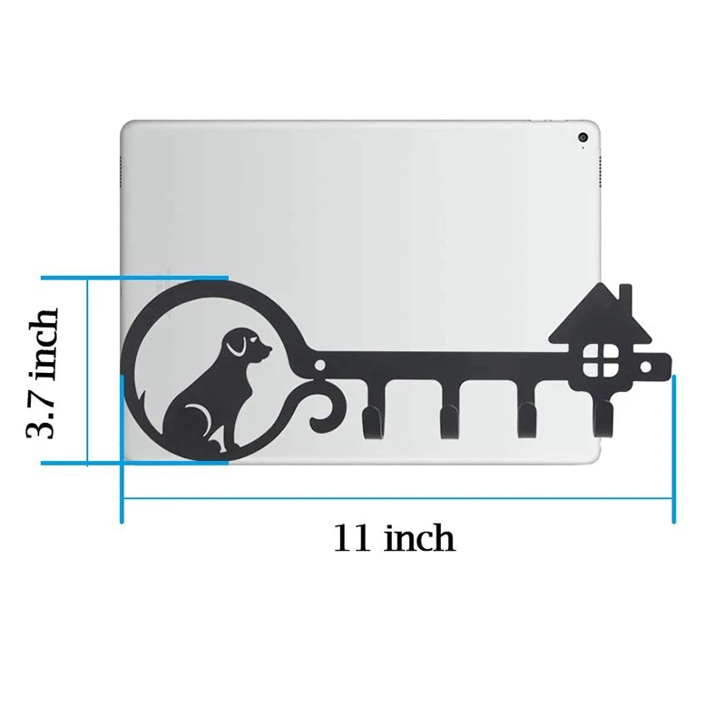 

Key Holder for Wall Decorative with 4 Key Hooks Uniquely Designed Key Rack