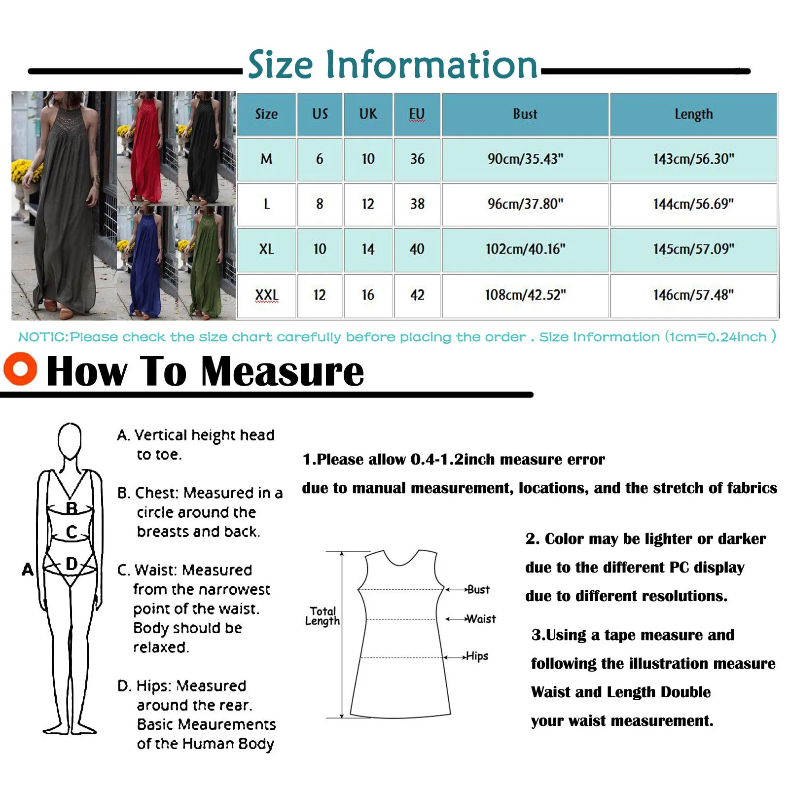 

Women's Sexy Fashion Hanging Neck Dress Sleeveless Lace Hollow Loose Large Dress