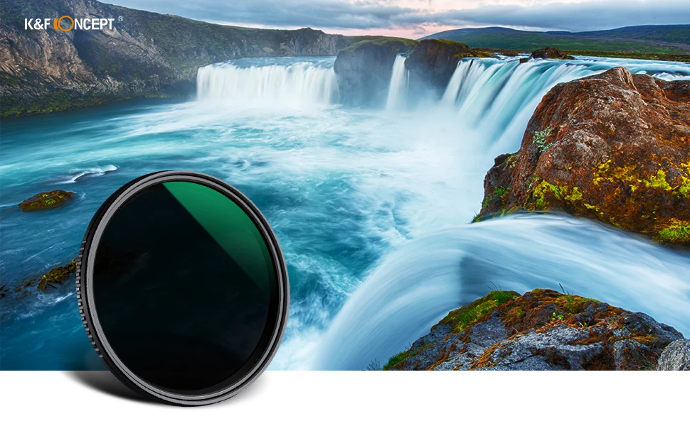 K& F концепция Nano-X ND8-ND2000 переменный ND фильтр 37 мм 49 мм 52 мм 67 мм 72 мм 77 мм 82 мм фильтр нейтральной плотности для Canon sony Nikon