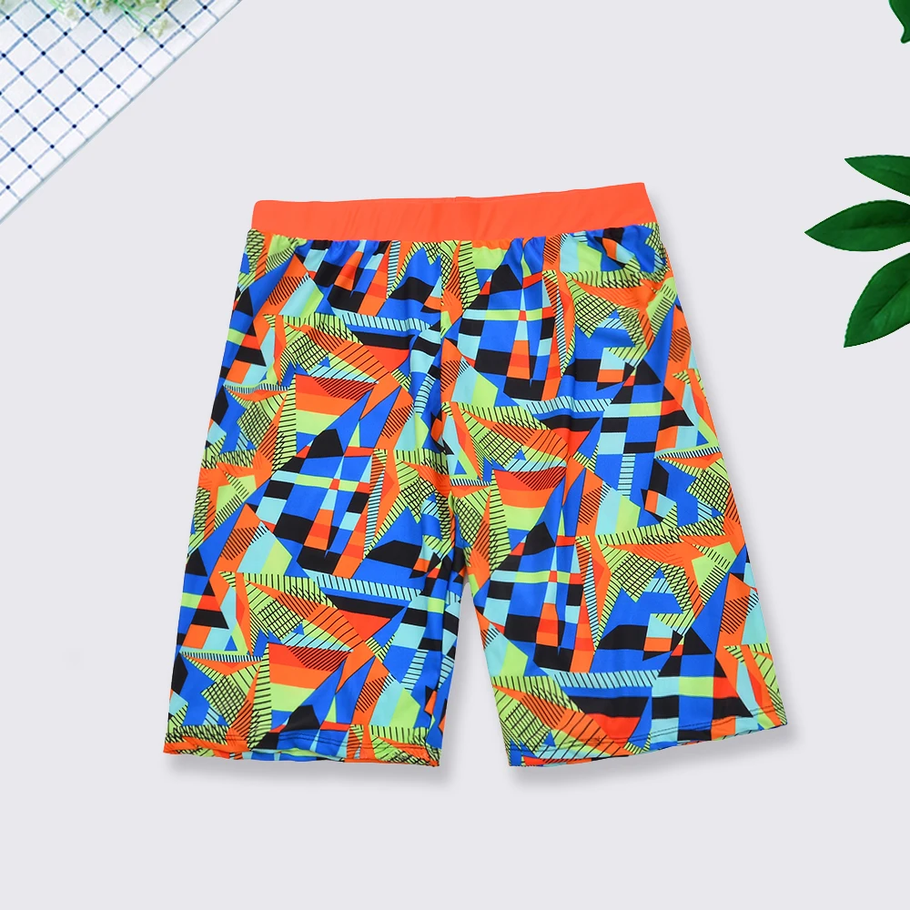 Шорты мужские пляжные до колена дышащие быстросохнущие штаны для плавания