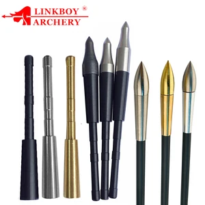 12 шт. вставка для стрелы адаптер для подключения наконечников для стрелы для рекурсивного лука для стрельбы из лука с валом ID 4,2 мм