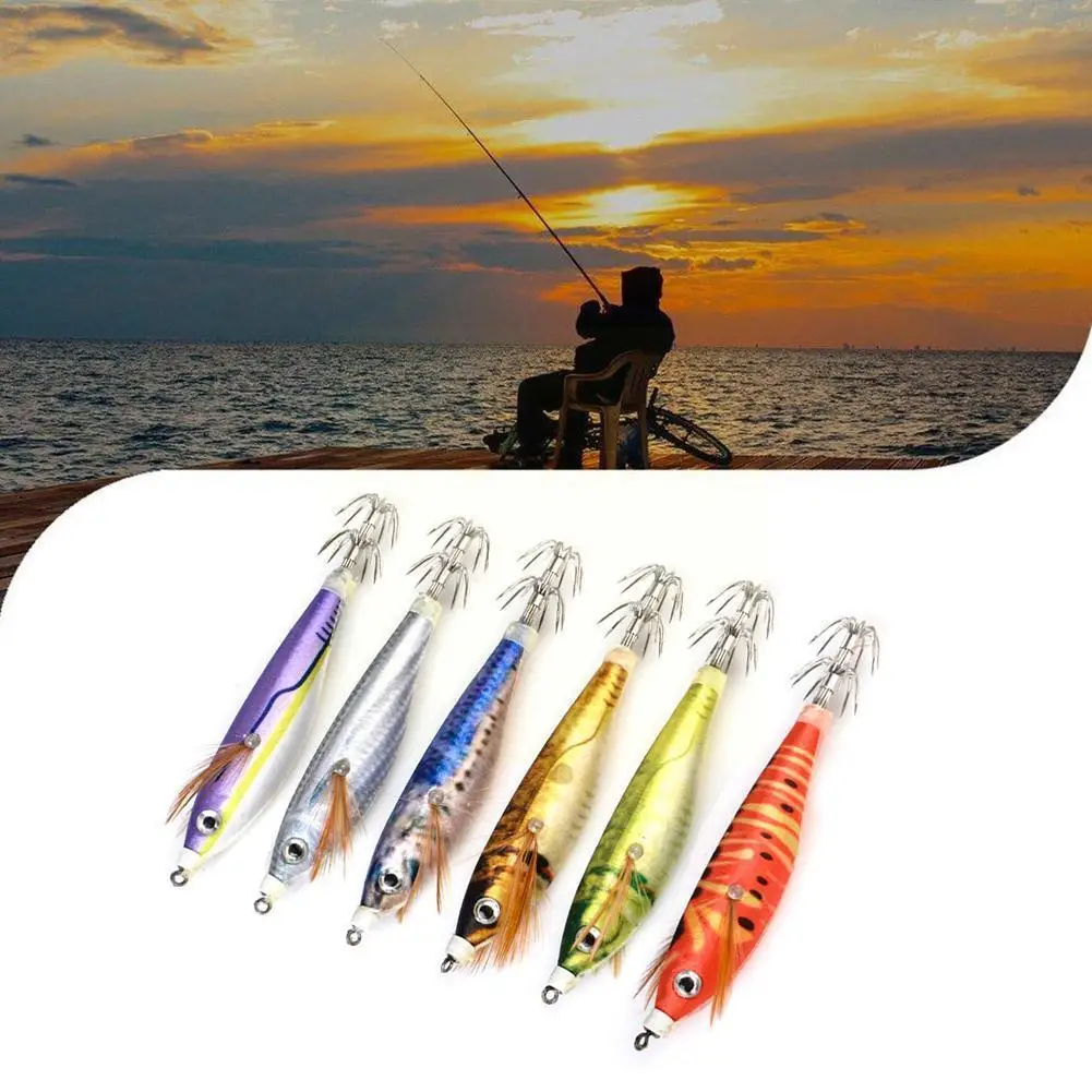 

Искусственный крючок для кальмара, псевдокреветка с двойной приманкой, оптовая продажа, искусственная Рыбалка O1V7