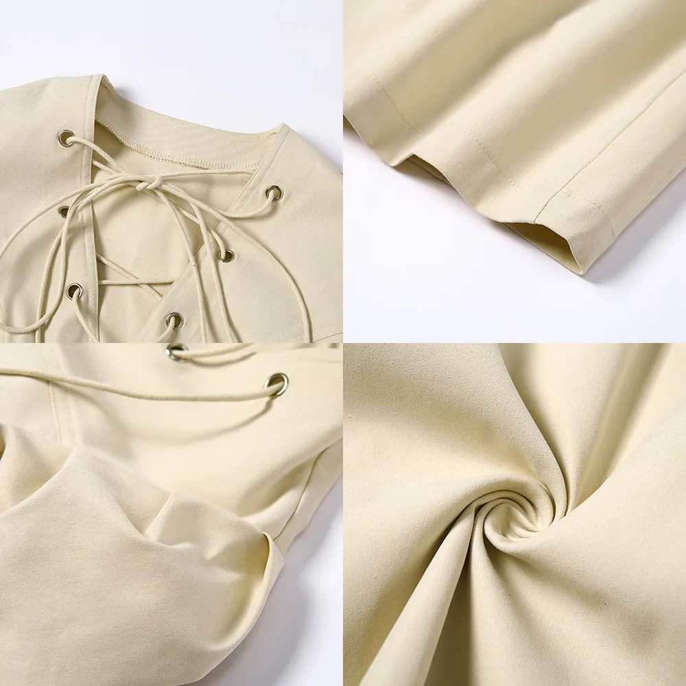 

Fashion Elegant Puff Sleeve Women's Dress V Neck Bodycon Bandage Dress 2019 Autumn New Ladies Sexy Party Dress Vestido