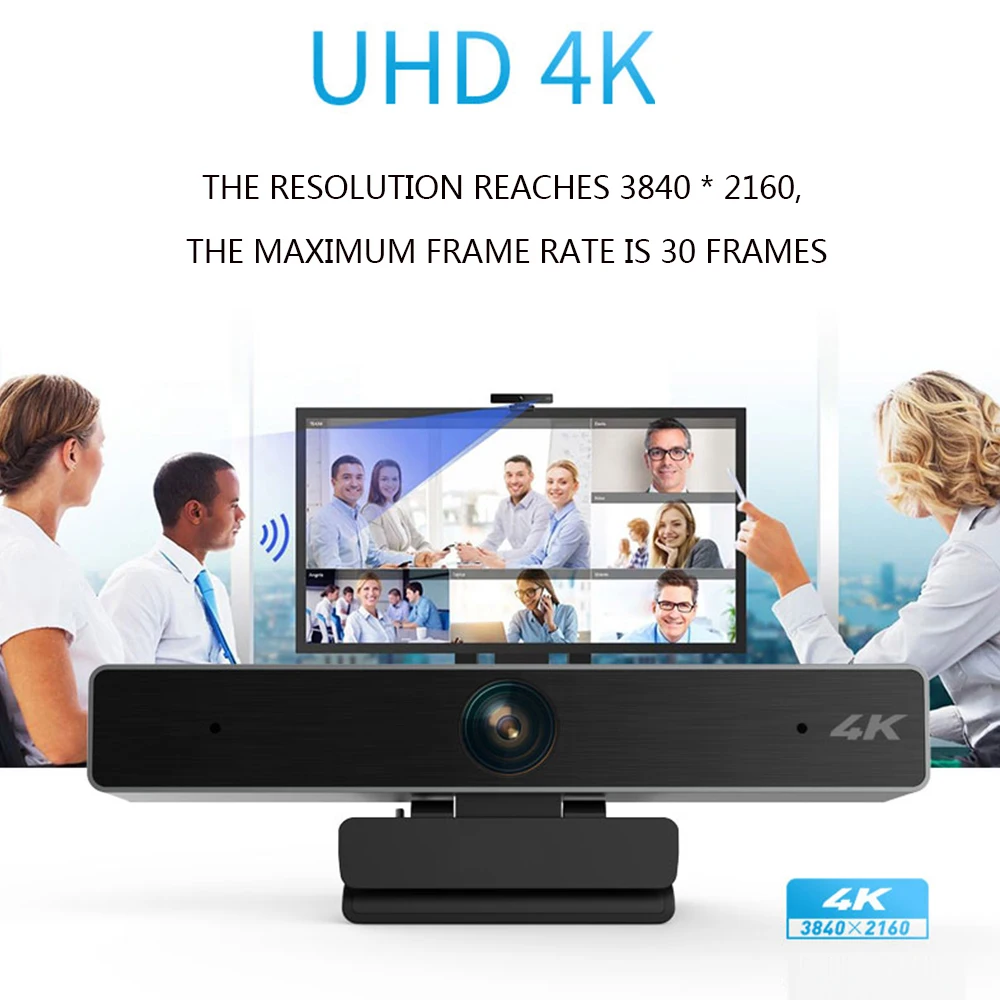 Веб камера C98 4K UHD для видеоконференций потоковая запись 5 кратный цифровой зум