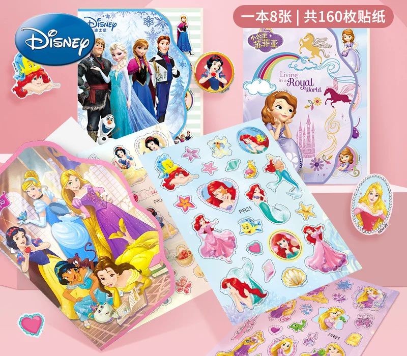 

Disney Cute Cartoon Frozen Princess Elsa Child Sticker Baby Reward Sticker Label Cartoon Sticker
