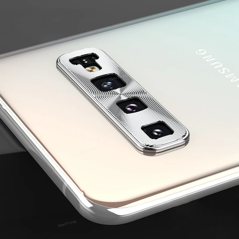 Защитная крышка для объектива камеры для samsung Galaxy S10 Plus S10e кольцо покрытие алюминия чехол для камеры samsung S 10 S10 e - Цвет: Silver