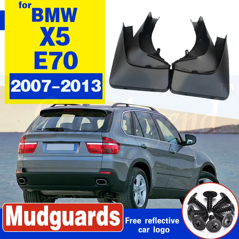 FRONT REAR MUDFLAPS FIT FOR BMW X5 E70 2007-2013 ACCESSORIES MUD FLAP FLAPS SPLASH GUARD MUDGUARDS 2008-2010 2011 2012 | Автомобили и