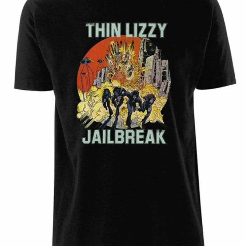 Тонкая рубашка Lizzy унисекс винтажная взрывобезопасная Jailbreak подарок на день