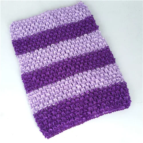 DL purple 1 шт., 20x23 см, вязаные крючком топы, сделай сам, фатиновая катушка, вязаная эластичная ткань, вязаная крючком на груди, пачка, подарки, повязки на голову, юбка, Швейные аксессуары - Цвет: DL purple