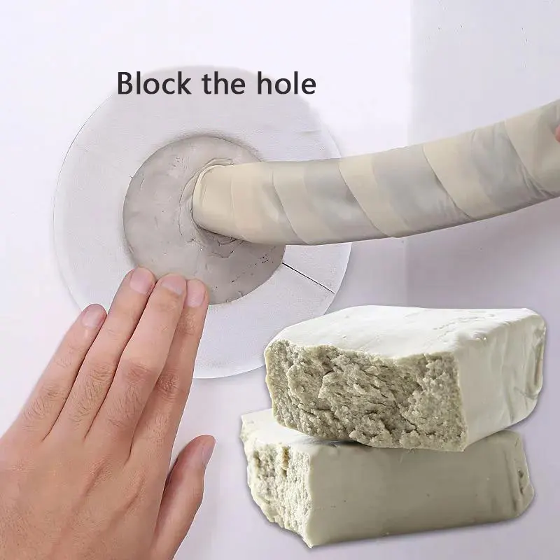 Wall Hole Sealing Glue Household Air-conditioning Mending Plasticine Waterproof Sewer Pipe Mud Sealant House | Обустройство дома