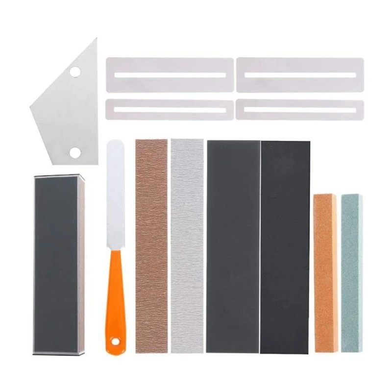 

13Pcs Guitar Luthier Tools Guitar Fret File Guitar Fret Leveling Beam Fingerboard Guard Fret Rocker Guitar Accessories
