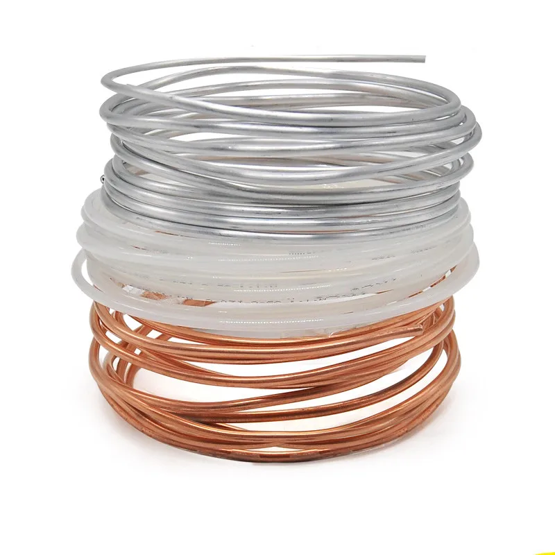 

1Meters Lubricating Oil Pipe 4 / 6 / 8mm Nylon / Copper / Aluminum Pipe for Machine Tool Hydraulic lathe oil pipe