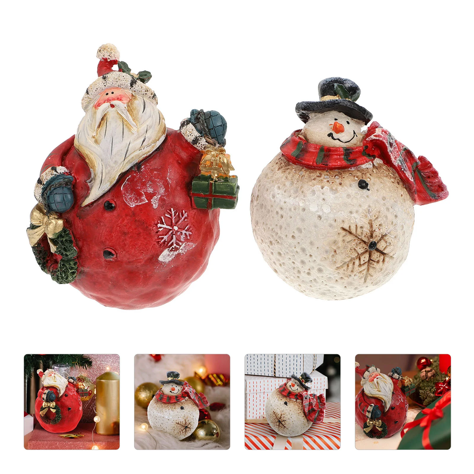 

2 шт., настольные украшения в виде снеговика