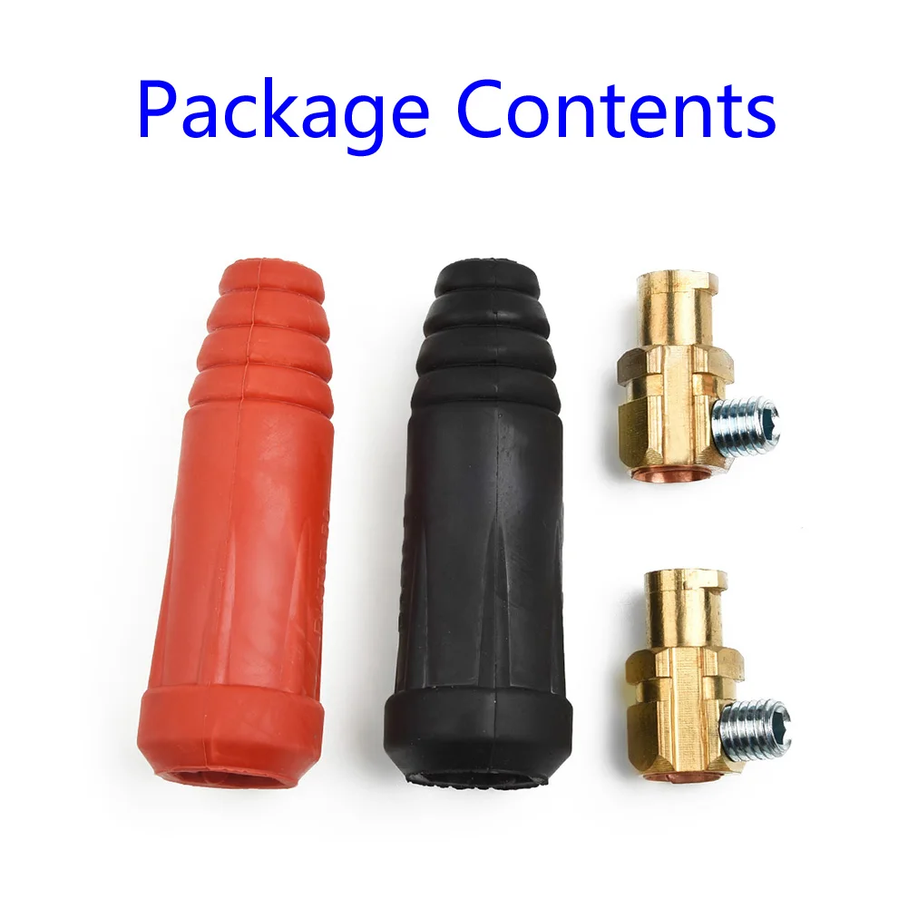 

2pcs Durable Use TIG Welding Cable Panel Connector Plug DKJ35-50 315Amp Quick Fitting Welding Machine Plug Welding Torches