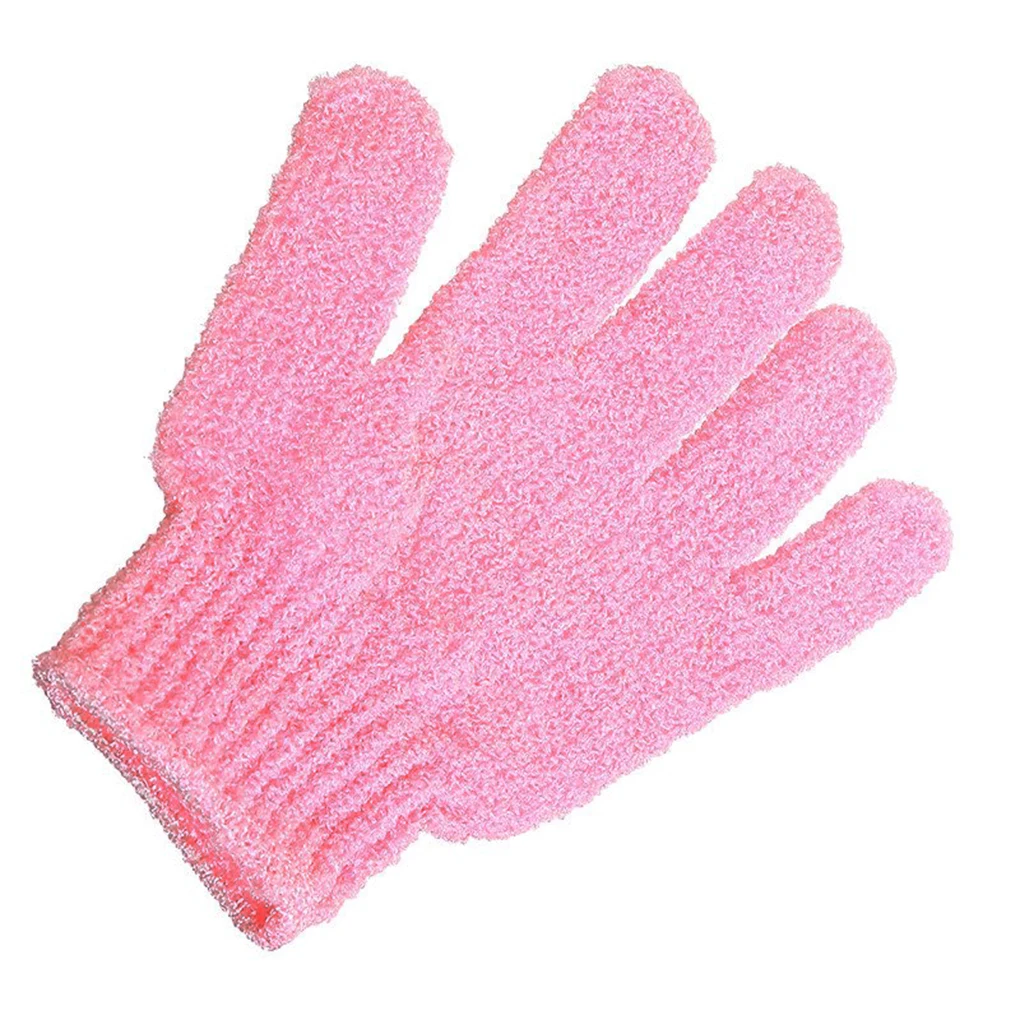 Peeling Exfoliating Mitt Glove For Shower Scrub Gloves Resistance Body Massage Sponge Wash Skin Moisturizing SPA Bath Glove images - 6