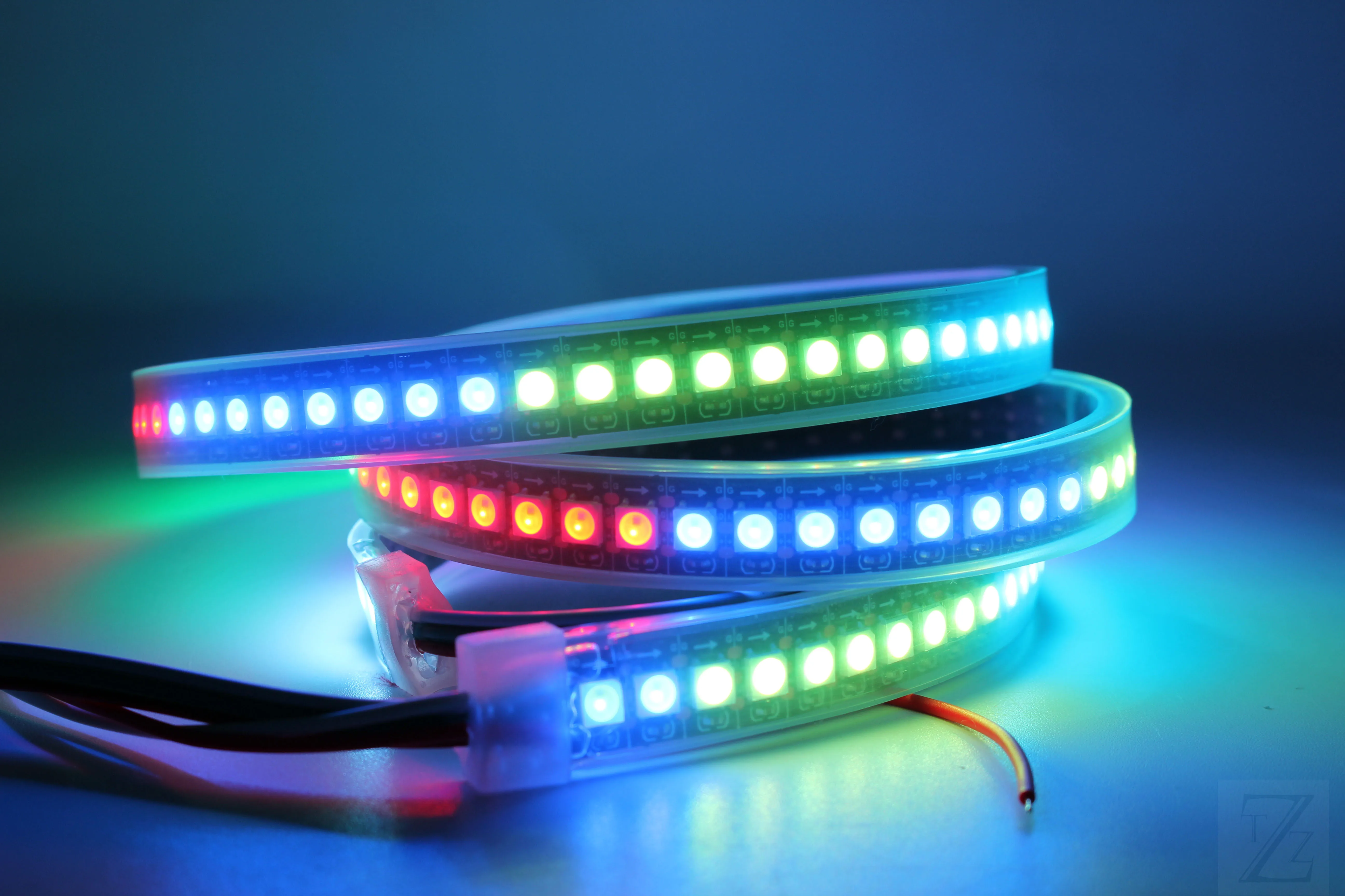 Индивидуально адресуемых 1 м 5 м водонепроницаемый ip65 ip67 5050 rgb 30 60 144 led/m 5v ws2811 ws2812 ws2812b Светодиодные полосы