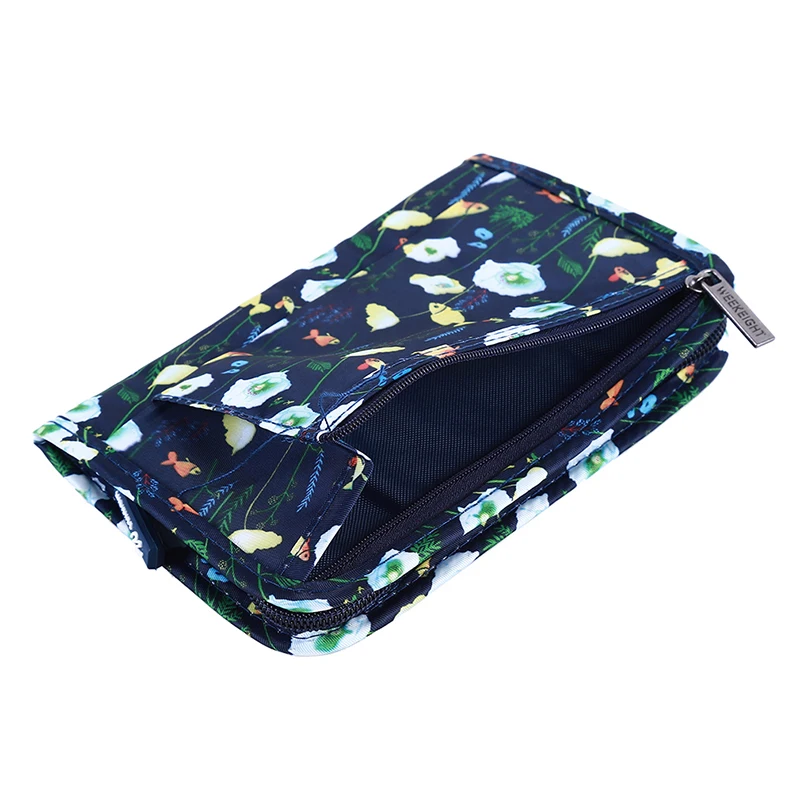 

New Zipper Passpord Card Holder Travel Foldable Purse Card Bag Cartoon Print Men Women Multifunctional Package Bags