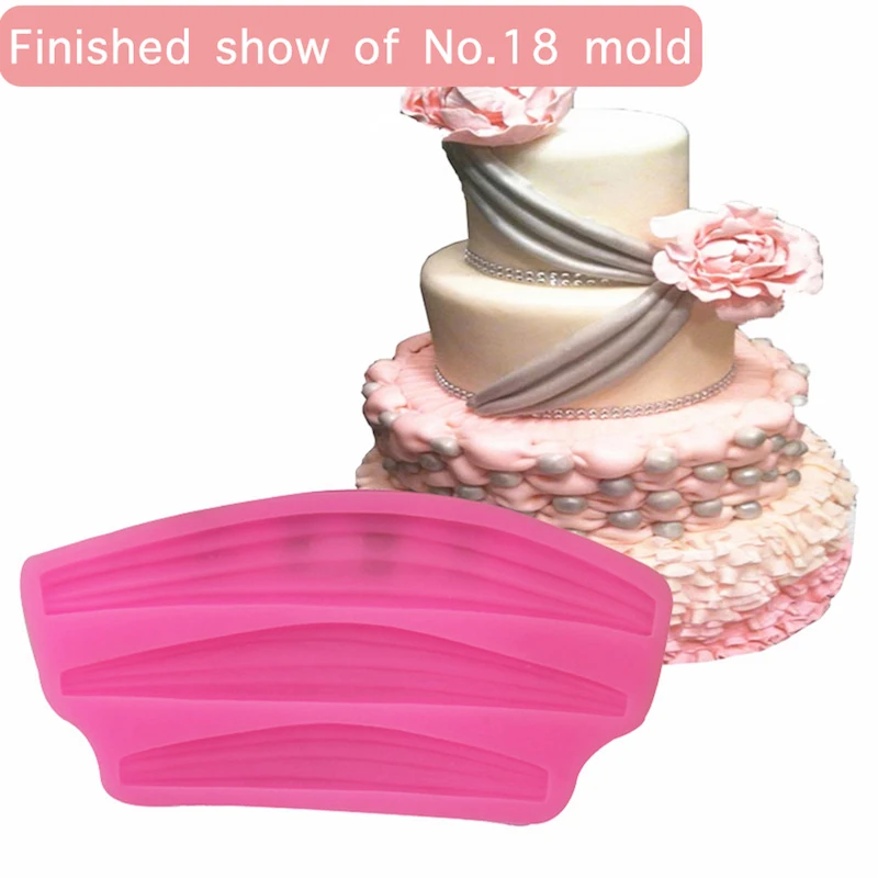 Силиконовая форма с классическим рисунком кружевной коврик для помадки