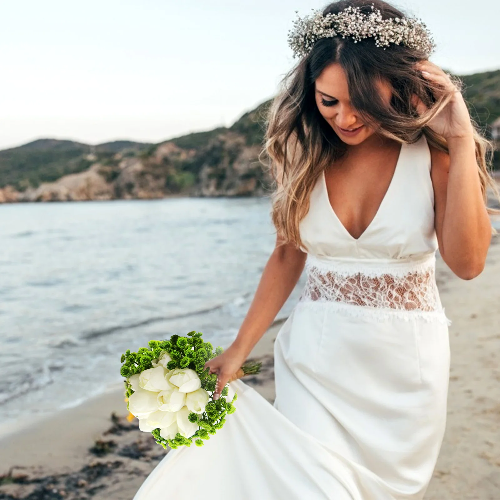 12 шт. цветок тюльпана искусственный букет поддельные цветы для свадьбы День