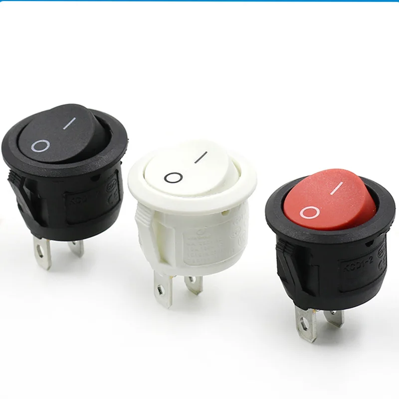 

Push Button Circle Rocker Smart Switch Pin Position 250V Snap-in Light On Off On Smart Eletronics Switches Waterproof Cap Cover