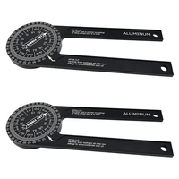 2pcs miter saw protractor 7 3 inch protractor angle finder featuring precision laser inside construction protractors