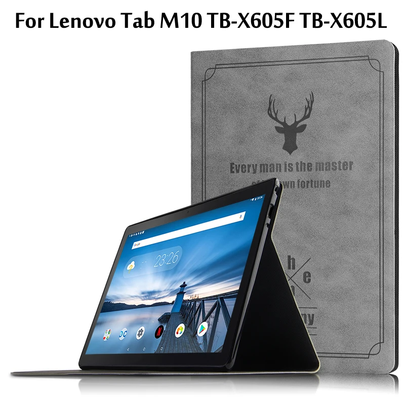 Чехол для Lenovo Tab M10 Φ TB X605 10 1 &quot защитный чехол из искусственной кожи планшета TAB