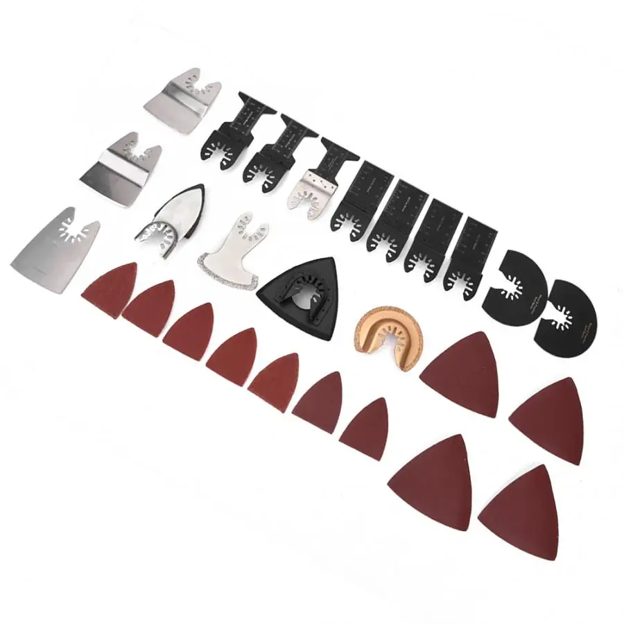 

Band 70pcs Oscillating Saw Blades Kit Multi Tool Accessories for Wood Plastic Cutting Oscillating Tool
