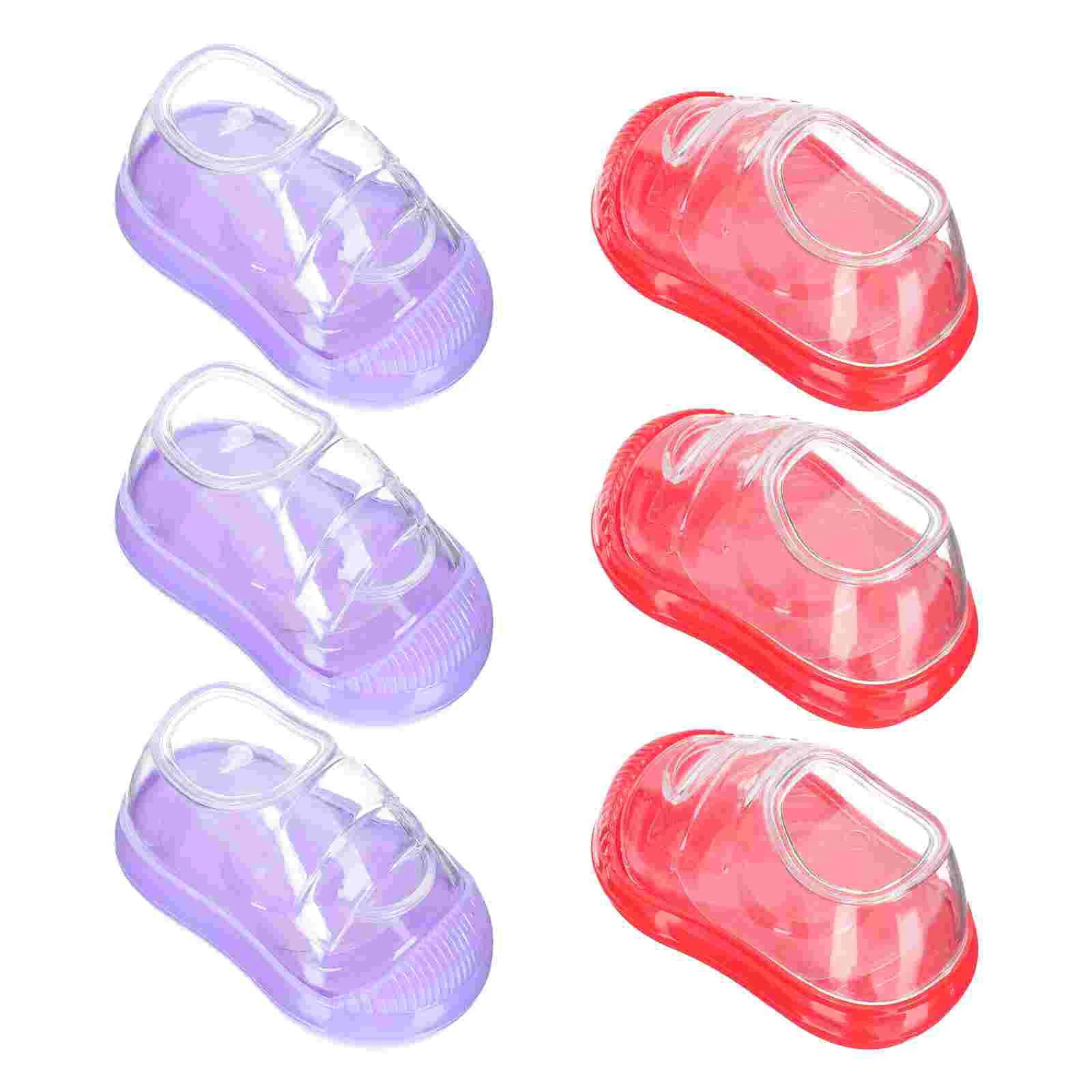 

6 Pcs Delicate False Eyelash Containers Storage Holders for Storage (Assorted Color)