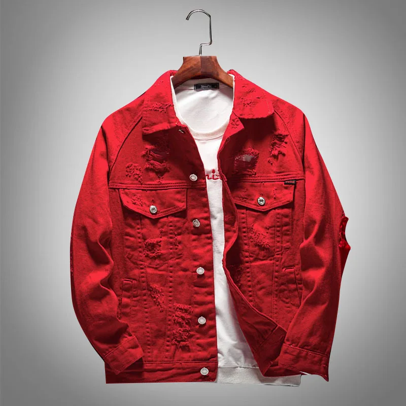 

Men Letter Mens Jean Bomber Jacket Cotton Outwear Cowboy HipHop Men Jacket Coat Trendy Brand High Street Denim Jackets