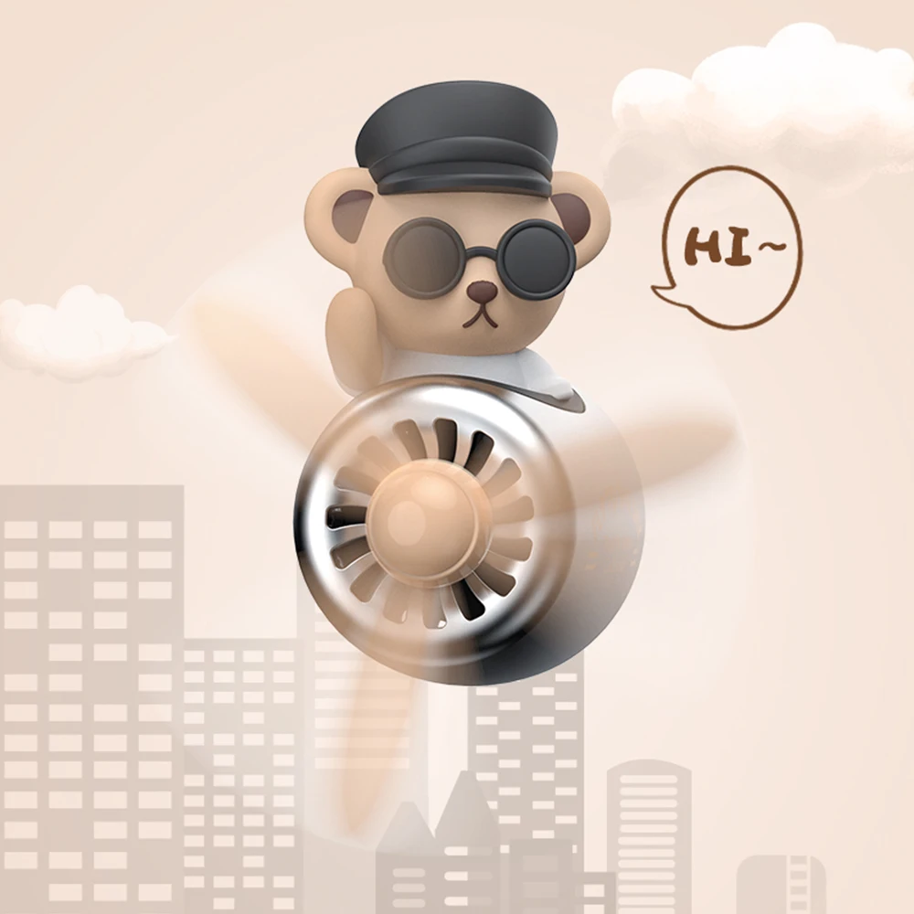 Освежитель воздуха для автомобиля Teddy Bear вращающийся ароматизатор с вращающимся