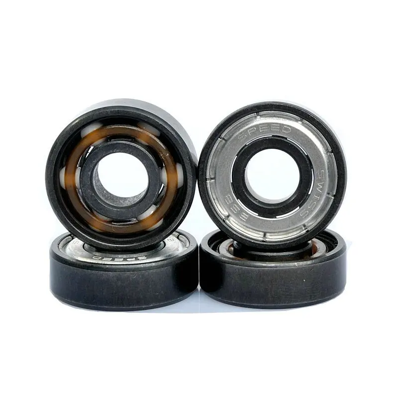 Белые керамические роликовые коньки с шестью шарикоподшипниками подшипники для