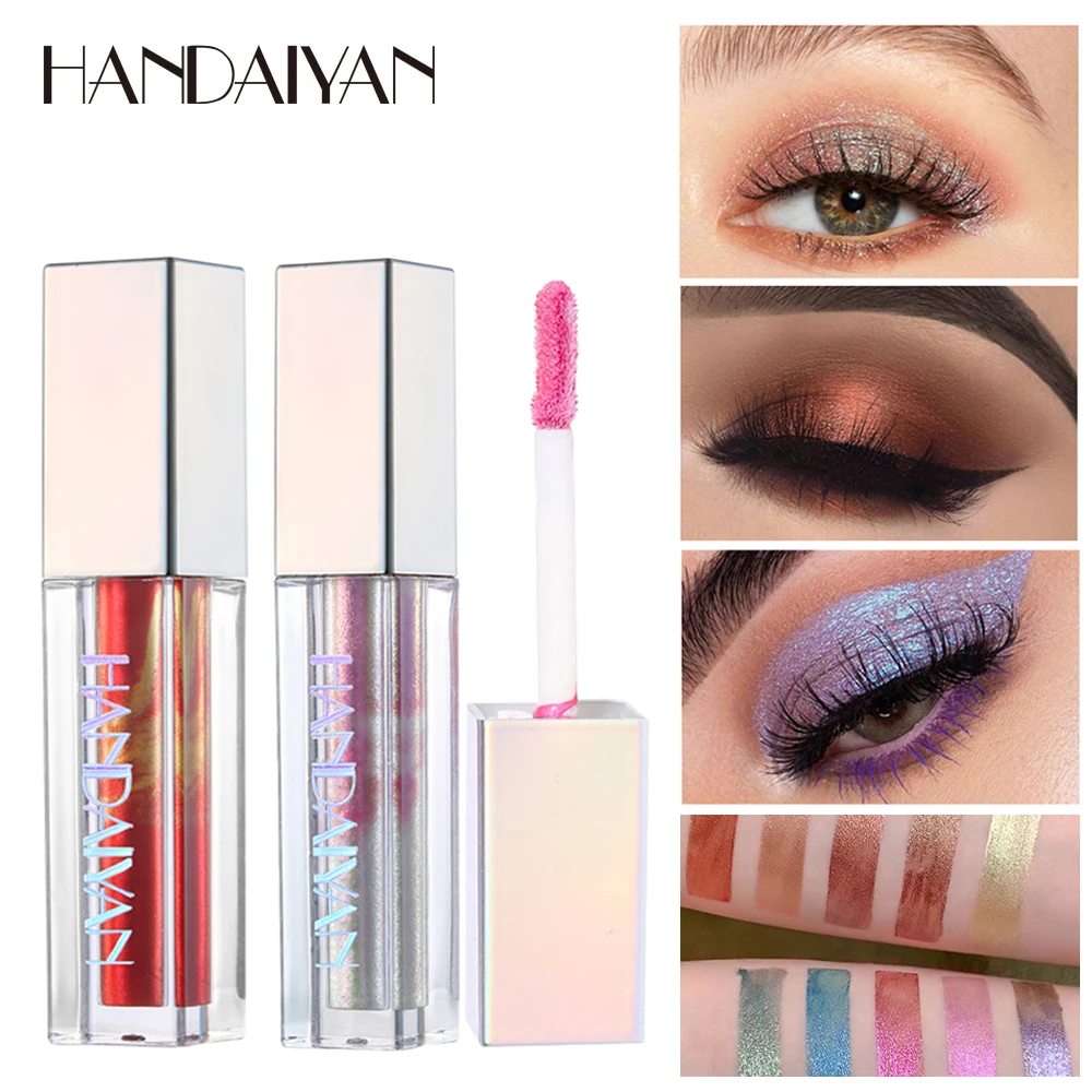 Новинка 10 цветов блестящая Алмазная жидкость для снятия макияжа глаз Хамелеон