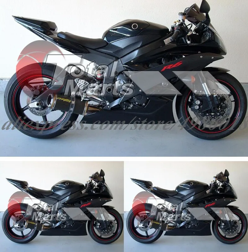 

Литьевая пресс-форма, новый комплект обтекателей из АБС-пластика для мотоцикла, подходит для модели r6 2006 2007 06 07, черный кузов под заказ