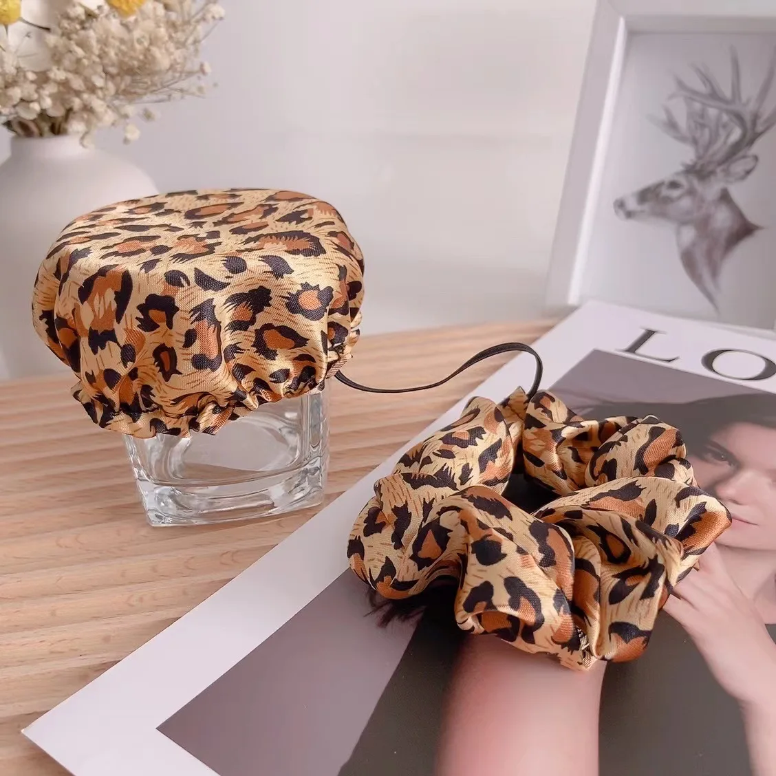 

2022 Hair Accessories women's satin hair Scrunchies Nightclub cup set Hairbands for girls Ponytail Holder