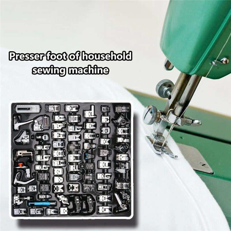 Популярные прижимные лапки для бытовых швейных машин 11 72 шт./компл. набор